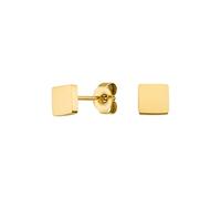 LUUK LIFESTYLE Orecchini femminili a forma di quadrato in acciaio inossidabile, gioielli di tendenza per la vita quotidiana e le vacanze, oro