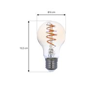 LUUMR Lampadina LED intelligente A60 E27 ambra 4,9W Tuya WLAN LUUMR