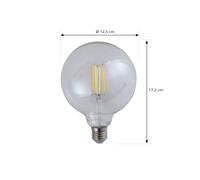 LUUMR Lampadina LED smart trasparente E27 G125 7W Tuya WLAN CCT LUUMR