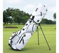 LuusMm Sacca da Golf da Donna, Borsa da Golf Leggera, Compatta, Leggera, Abbondanza di Spazio di Archiviazione, Cinghie Doppie Autoregolanti, per Coloro Che Amano Camminare,Bianca