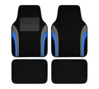 LUUXWPFZ 4 Pezzi Tappetini Auto, per BYD Seal 6 DMi Touring 2025-2026 Set Completo Moquette Impermeabile con Fondo Antiscivolo e Protezione Battitacco Rinforzata,A