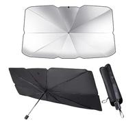 LUUXWPFZ Ombrello Parasole Auto Parabrezza, per Fiat Panda (2013-2015) Pieghevole Portatile Parasole Anti-UV Blocco Calore Protettore