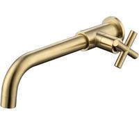 LUUYYI - chiave per lavello a parete per porta esterna ultimo intervento, tubo da giardino, supporto per mocio per piscina, chiave singola ad acqua fredda per bagno e cucina (3)