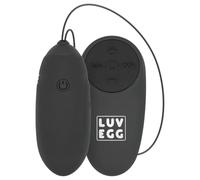 UOVO VIBRANTE LUV - con telecomando senza fili e ricaricabile (nero)