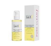 Luv it! Gel detergente viso a base di olio, 200 ml, trasparente, profumo dell'albero del tè, per pelli miste, dermatologicamente testato