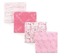 Luvable Friends 4 pezzi flanella coperta ricevente amore, taglia unica