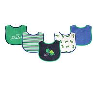 Luvable Friends 5 Piece Fun boy' S Drooler Bibs, Turtle by Luvable Friends