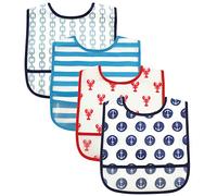 Luvable Friends Bavaglini unisex impermeabili in PEVA, taglia unica