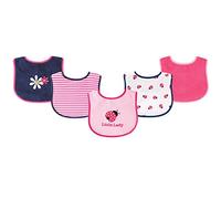 Luvable Friends Print Drooler Bibs 5 Pack