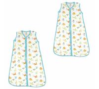 Luvable Friends Sicuro Sonno Indossabile Mussola Sacco a Pelo / Coperta, 2-Pack