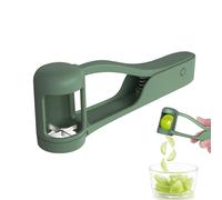 Luvan Taglia Uva, Taglia Pomodorini,Affetta Uva Gadget da Cucina per Insalate di Verdure e Frutta, Decorazione di Torte, Pomodori Ciliegini e Fragole in 4 Pezzi (Verde)