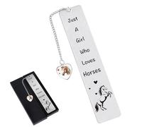 Luvart Divertente segnalibro a forma di cavallo, regalo per amanti dei libri, amici, donne, ragazze, carino laurea, Natale, matrimonio, compleanno, amicizia, regalo per amanti degli animali da