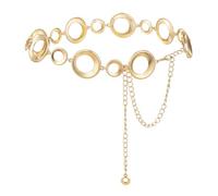 Luvatar - Cintura a catena in metallo alla moda per camicetta, abito e maglione.., Oro-t00, Medium
