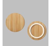 LUVEQLSIT Vassoio Girevole in Legno, Lazy Susan per Tavolo da Pranzo