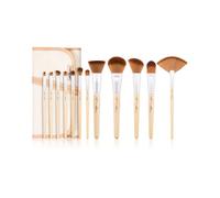 Luvia Cosmetics Bamboo set di pennelli con custodia 12 pezzi - Set di pennelli