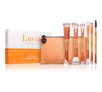 Luvia Cosmetics Duo Voyage set di pennelli con custodia Sunset Crush 7 pz