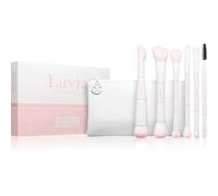 Luvia Cosmetics Duo Voyage set di pennelli da viaggio con trousse Soft Aura