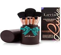 Luvia Cosmetics Brush Brush Set Golden Queen Set Rose Gold 1 Stk.