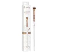 Luvia Cosmetics Pennello Professionale Luvia 329 Round Blender - Eleganza Pennello per Ombretto Pennello per Occhi Pennello Cosmetico Vegano Fibre Sintetiche Perla/Caffè