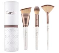 Luvia Cosmetics Brush Brush Set Prime Vegan Highlight & Contour Set Fan Brush + Glow Pro Brush + Contour Brush 1 Stk.