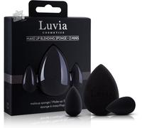 Luvia Set Da 3 Beauty Blender per Il Trucco, Di Colore Nero, Spugnette Estremame