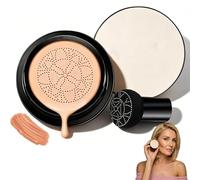 Luvie Glow Foundation, Mushroom Head Air Cushion Cc Cream, Luvie Changing Foundation, Moisturizing, Concealing, Brightening, Long-Lasting and Smudge-Proof, Suitable for All Skin Types (Brunet Brown)