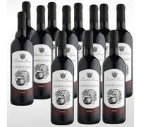 Luvit & Lumoè | Cabernet IGT Veneto "Campo Croce" | Offerta Confezione 12 Bottiglie da 750 ml | Vino Rosso pregiato | Sauvignon - Franc | 12% Vol. | Idea regalo raffinata.