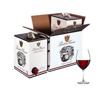 Luvit & Lumoè | Cabernet IGT Veneto| Vino Rosso Italiano | Bag in Box | 2 X 5 Litri = 13 Bottiglie