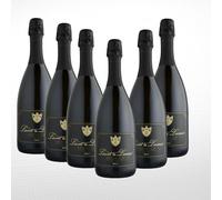 Luvit & Lumoè | Prosecco Brut D.O.C. Treviso | Confezione idea regalo 06 Bottiglie da 750 ml | Vino bianco secco spumante | Alc. 11% | Offerta vino originale Premium.