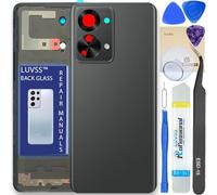 LUVSS Coperchio Copribatteria Scocca Vetro Posteriore Imposta per OnePlus Nord 2T 5G (Grigio)