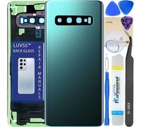 LUVSS Coperchio Copribatteria Scocca Vetro Posteriore Imposta per Samsung Galaxy