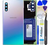 LUVSS Coperchio Copribatteria Scocca Vetro Posteriore Imposta per Samsung Galaxy Note 10+ Plus SM-N975 - Bagliore