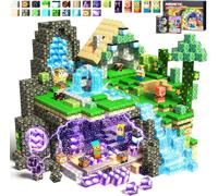 LUVTOY Costruzioni Magnetiche per Bambini - 150 Pezzi staccabili cubi