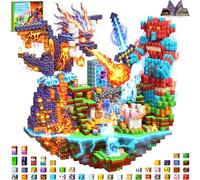 LUVTOY Costruzioni Magnetiche per Bambini - 507Pezzi Costruzioni cubi magnetici per Bambini - Durata Prolungata Giochi blocchi Magnetici - Regali di Compleanno 3-10 Anni Halloween