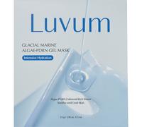 Luvum Glacial Marine Algae-PDRN Gel Mask, Maschera viso idrogel lenitiva con PDRN, 5 pezzi