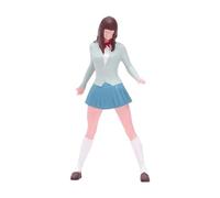 Luwecf 1:64 di Piedi con Gonna Corta, Diorama, Mini Figura con Capelli Lunghi, Modellino di Persone Minuscole per Plastico Ferroviario