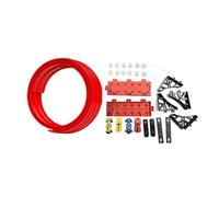 Luwecf 1 Pista Flessibile Macchinina Modello Lega Kit Pista Corsa Bendabile con Ventose Portatile Fisica Manuale Adatto per Bambini dai 3 Anni Apprendimento, Rosso 5m