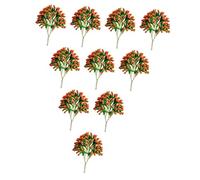 Luwecf 10 Pezzi di Modelli di Alberi in Miniatura, Alberi Artificiali Simulati, Accessori per la creazione di Scene, 13x9.5 Cm