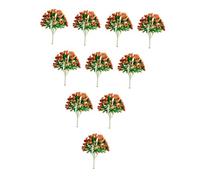 Luwecf 10 Pezzi di Modelli di Alberi in Miniatura, Alberi Artificiali Simulati, Accessori per la creazione di Scene, 11x8 Cm