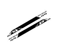 Luwecf 2 Adesivi Decorativi per Auto, Accessorio Creativo per Finestrini, in Vinile PETG, AntiGraffio, Adatti per Migliorare L'estetica della Carrozzeria, Nero