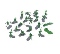 Luwecf 20 Modelli di Soldati in Scala 1/35 per Bambini e Adulti, Miniature da Collezione per attività di apprendimento fantasiose, Verde