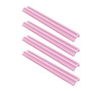 Luwecf 4 Pezzi Supporto Piastrelle Mahjong Americano con Porta Tessere Acrilico Braccio Pusher Integrato Accessorio Compatto da Tavolo Adatto per Amici Gioca, Rosa