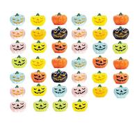 Luwecf 40 Mini Zucche Decorative Da Tavolo in Miniatura, Decorazioni di Zucca Luminose Al Buio per Il Ringraziamento All'aperto, Artigianato Fai Da Te