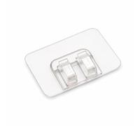 Luwecf 50 Pezzi Fermacavi Autoadesivi Trasparenti, Clip Cavo per Gestione Cavi di Alimentazione, PC, TV e Ufficio