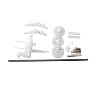 Luwecf Albero per Mini Ornitottero con Ingranaggio da 0,3 M, Kit Completo per Meccanismo Ornitottero.