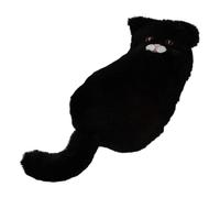 Luwecf Astuccio Borsa Organizzatore Contenitore per Cancelleria di Peluche Soffice con Design a Gatto Adatto per Bambini Adolescenti E per Il Ritorno a Scuol, Nero
