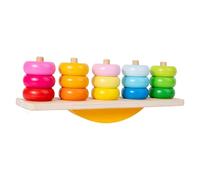 Luwecf Blocchi di Equilibrio a Cinque Pilastri per Bambini, Giocattolo Portatile, Regalo