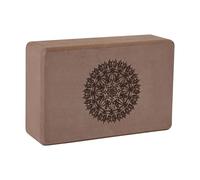 Luwecf Blocco Leggero E Pratico, Mattonella per Pilates, Supporto, Schiuma Eva, Comodo, Antiscivolo, Versatile per Principianti Ed Esperti, Adatto, Marrone