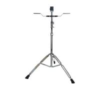 Luwecf Bongos Supporto Regolabile Supporto Strumento Percussivo Bracket Portatile Base Batteria Tubo Acciaio Inossidabile Adatto per Principianti Professioni, 25 Tubi