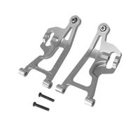 Luwecf Braccia Inferiori Anteriori per Auto RC per 1/14 Modificazioni del Veicolo Telecomandato in Scala, Argento